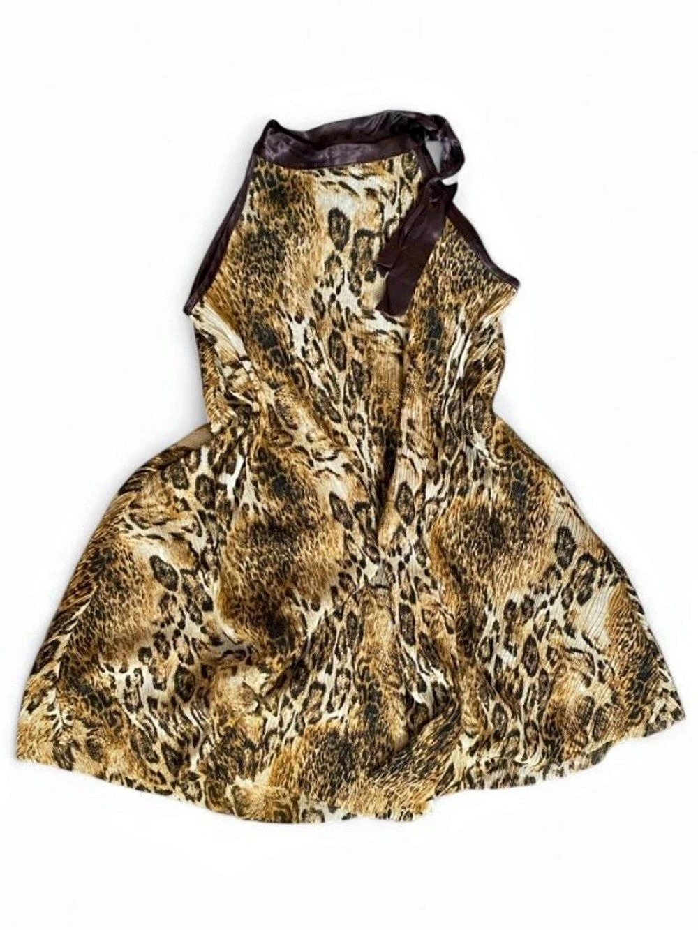 Un Deux Trois Animal Print Mini Dress (girls) Size XL